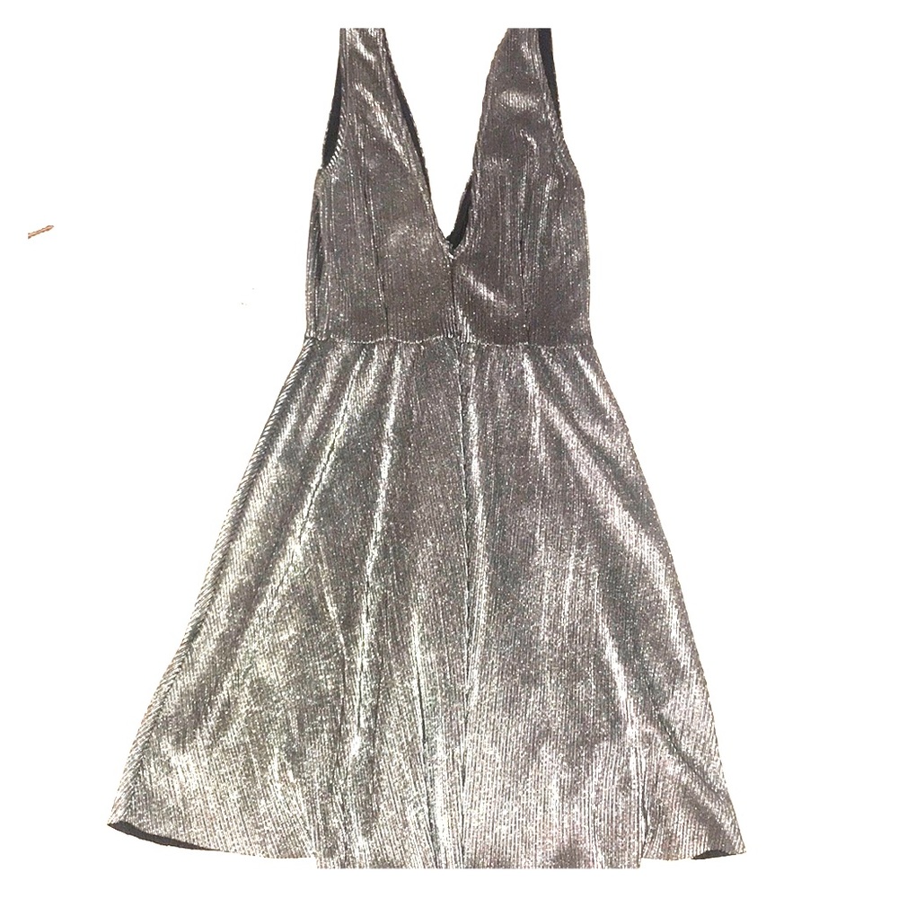 H&M deep V party dress